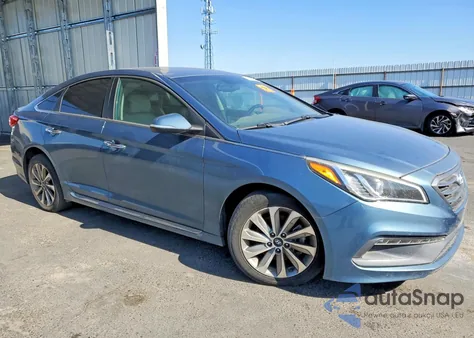 2016 Hyundai Sonata Sport z USA, uszkodzony, nr VIN 5NPE34AF4GH429467